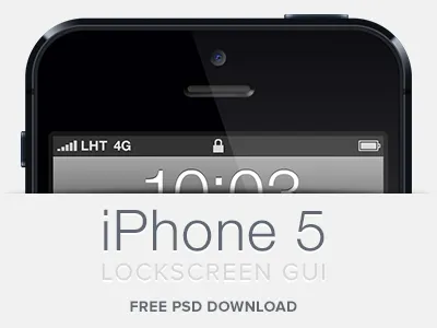 Free iPhone 5 GUI 5 download free gui iphone iphone5 layers melbourne mobile psd shape template ux vector