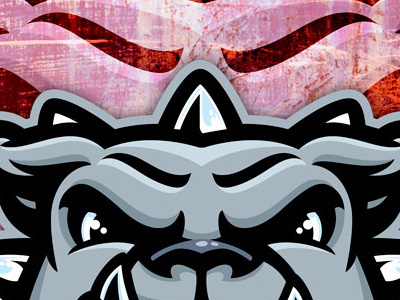 Bulldog Mascot animal bulldog dog head mascot