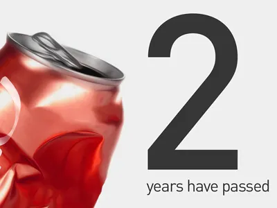 Soda 2 Years 2 years birthday booze live soda tin years