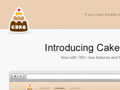 CakeMail Email Template cakemail clean email launch marketing template white