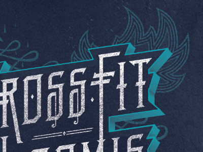 Crossfit Loomis Train For Life Mockup crossfit fire lettering lightning loomis sanborn