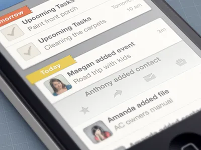 Swap activity app archive categories category check mark clean clear contact event favorite gui header home ios iphone list management message modern navigation reply star swap task tasks to do ui ux visual
