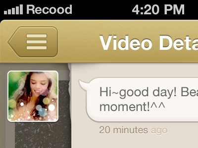 Recood details app button detail instagram for video iphone recood video