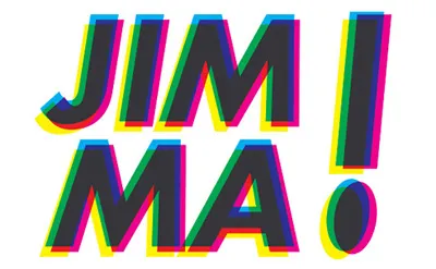 JIMMA 3d black cmyk cyan layer magenta text yellow