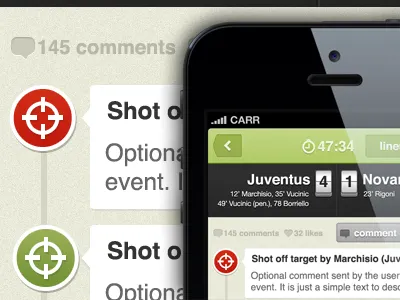 Foooblr iOS sneak peak button icons iphone mobile ui ux