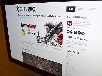 Desktop Layout (Sept 2012) desktop gray layout minimal responsive website white