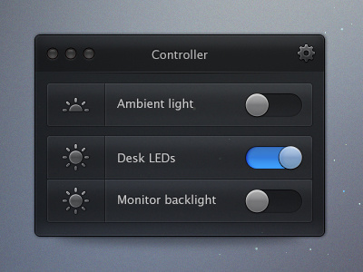 Light Switch arduino cocoa custom dark dev node nodejs osx psd test ui ux