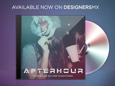 AFTERHOUR: Dance like no one is watching cd cover designersmx graphic music tunes