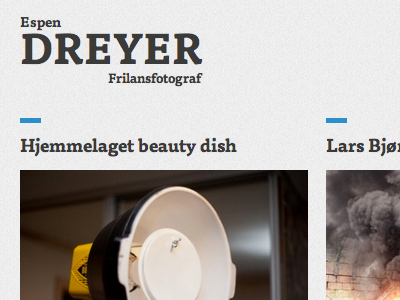 Redesign of espendreyer.com blog blog post photo
