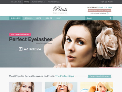 Print Website Design clean icons minimal modern print redesign simple ui ux video website
