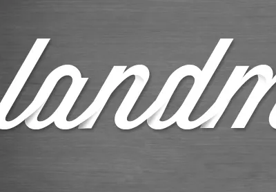 Logo design branding logo ribbon script