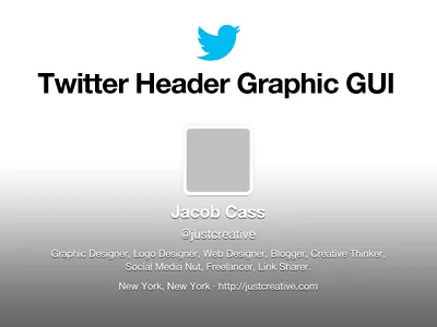 Twitter Header / Cover Photo Template GUI cover cover photo free gui header template twitter