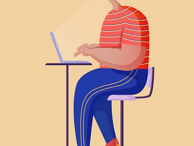 Stylised working man caricature character character design design drawing graphic design illustration stylised