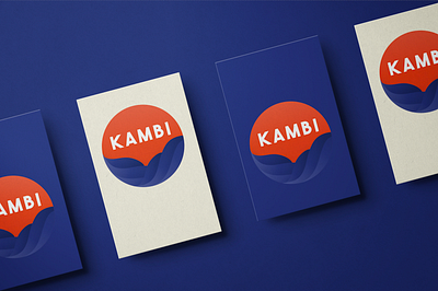 Kambi Logo Design grahic design graphicdesign logo logo design logo folio logodesign sunset logo surfboard logo water logo waves logo