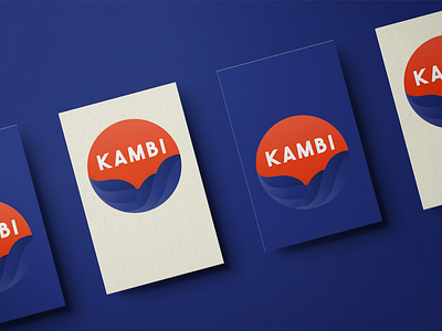 Kambi Logo Design grahic design graphicdesign logo logo design logo folio logodesign sunset logo surfboard logo water logo waves logo