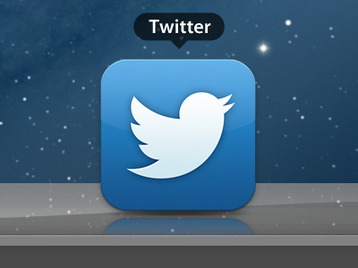 Fresh Icon Update for your Mac! blue icon twitter