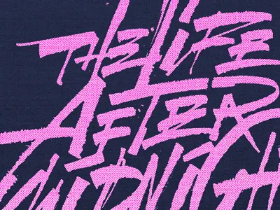 The Life After Midnight calligraphy clothes custom fall hand handwriting hoodie ink lettering paper pen ruling t shirt tee typography wear winter writing