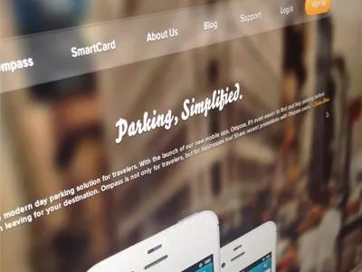Ompay homepage design interface ompay website