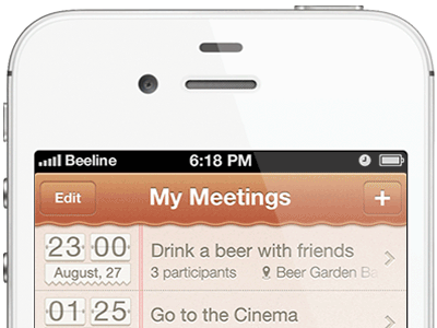 Sked Share share sked ui user interface ux
