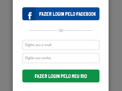 Login Meu Rio | Lightbox design lightbox login meu rio ui ux