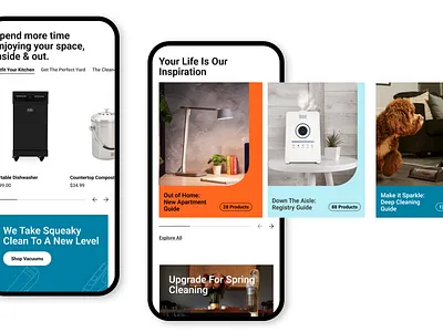 BLACK+DECKER's Guides blackdecker design ecommerce ui ux web website