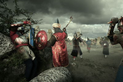 Battle 2d battle dark grey photoshop retouch