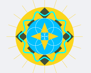 Generated Badge 2 abstract badge generated geometric