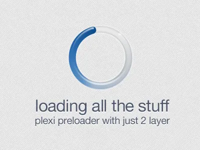 Plexi Preloader effects layer preloader psd spinner