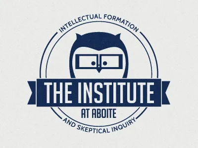 The Institute Logo Concepts books education lantern learning lutheran owls religion seals theology