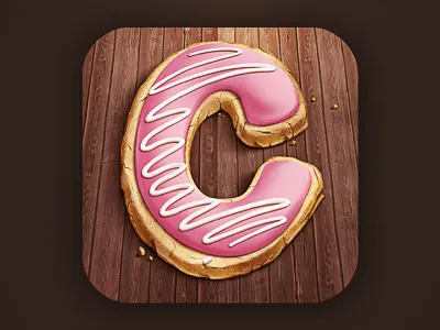 Cookie 1.0 cookie glaze ios icon m18 sweet wood