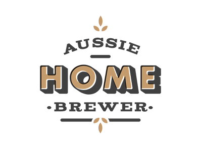 Aussie Home Brewer: Logo Design Offset 2 aussie home brewer badge badge beer brew brewer brewery brown home hops logo offset overlay