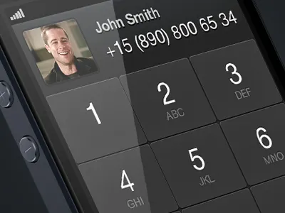 iPhone 5 Keyboard contact dark iphone iphone 5 john smith key keyboard number phone