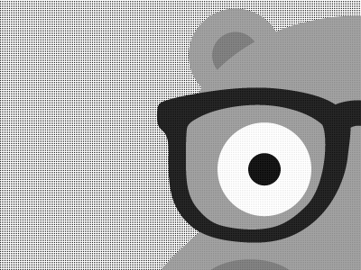 Hippo Crop glasses mascot
