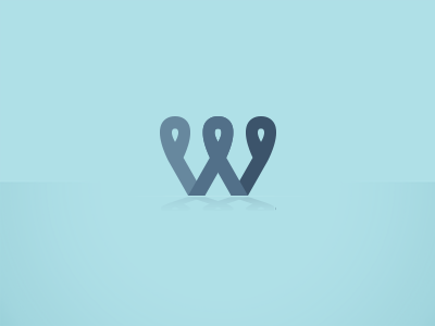 W logo logotype