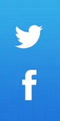 Social Icons Tile facebook social twitter