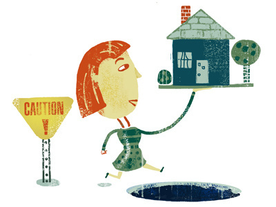 Legal Pitfalls illustration magazine real estate