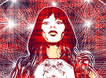 Santigold - Digital Final digital final gig poster illustrator photoshop santigold