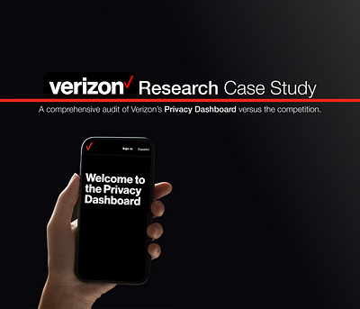 Verizon Research Analysis Case Study design ux