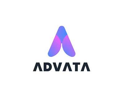 Letter A, Logo Design Concept for Advata abstract advata logo app logo brand identity business logo company creative logo gradient logo letter a letter logo mark logo logo design logo icon logo mark modern modern logo software symbol website logo • letter logo