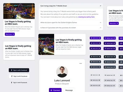 Figma Design System Components available for hire component library components design system figma freelancer open for work pattern library product design ui ui design ux ux design