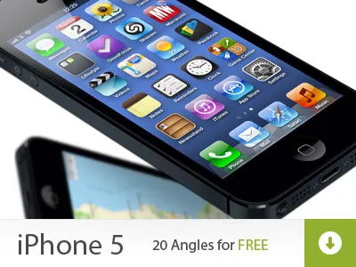 iPhone 5 Mock ups FREEMIUM 4 5 apple black free freebie ios ipad iphone mock mock up mock ups mockup mockups template ui up white