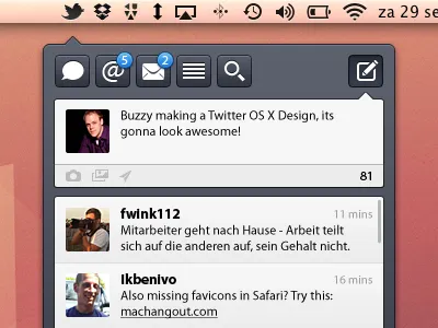 Twitter Tab app buttons os x tab twitter ui