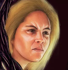 Book Cover WIP blond book cover girl wip