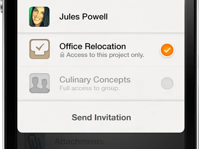 You're invited again. assignee email follower guest invitation ios person productivity security share task temporary