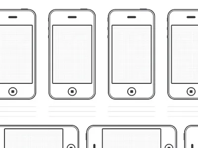 Iphone4 Drawing Template Freebie drawing free iphone 4 psd template
