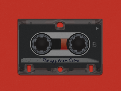 Microcasette b side casette fun illustration mc mc60 micro casette mixtape music olympus recording tape texture