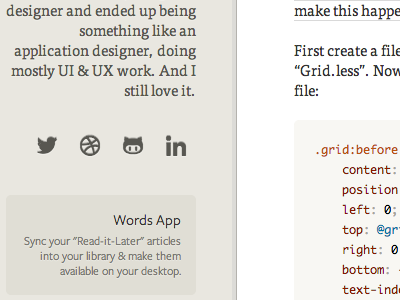 Svenread.com articles blog code css html logo text typography wordpress