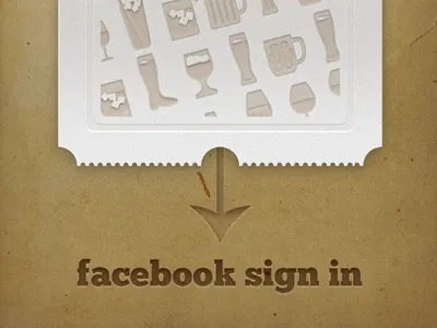 Shindig iOS App Sign In (animated GIF attached) app design drag in interface ios iphone iphone 5 mobile screen sign texture ui ux