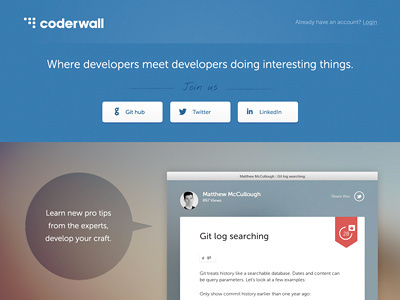 Alt Coderwall home coderwall