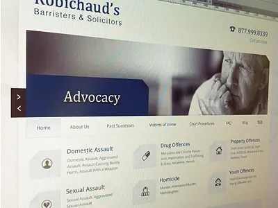 Prestigious Law Firm attorney blue firm grey home landing law lawyer litigation ui ux webdesign white